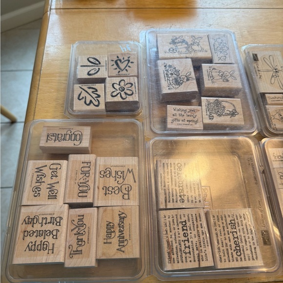 Stampin Up Assorted Rubber Stamps Set - Picture 3 of 5
